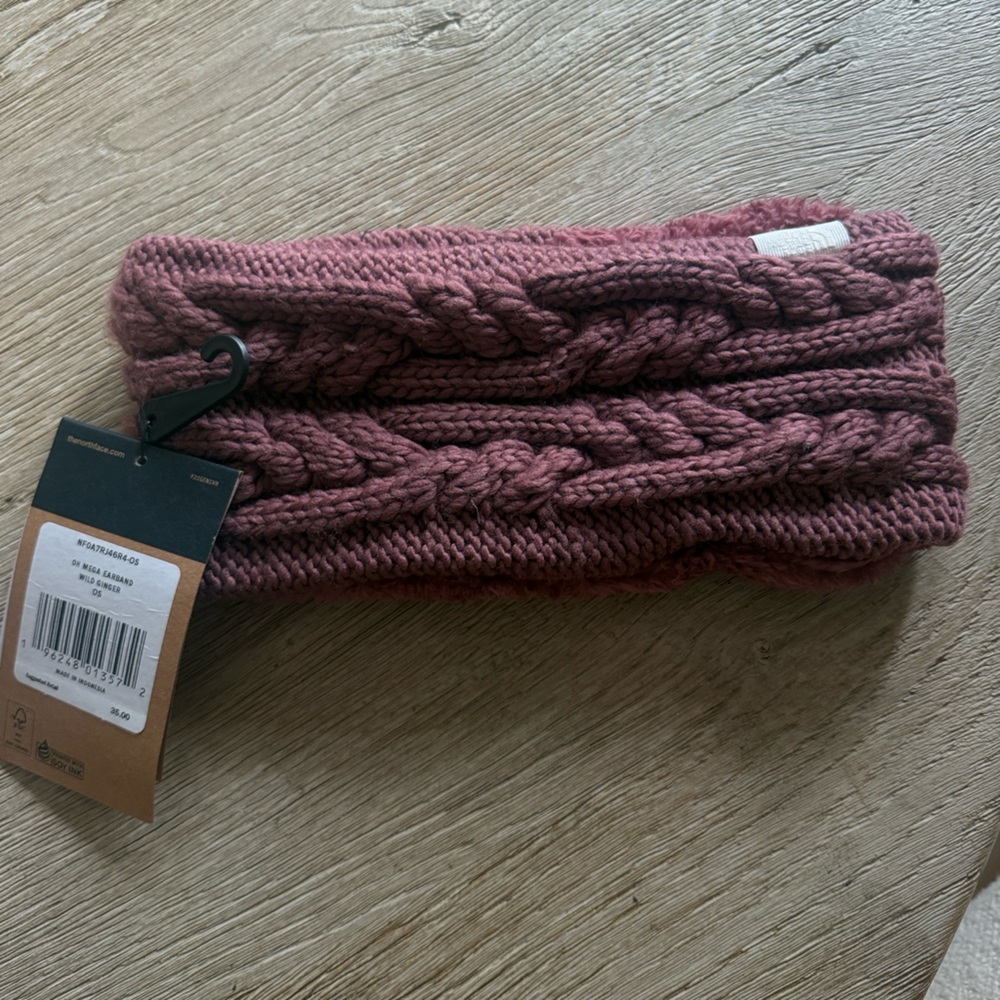 THE NORTH FACE OH MEGA HEADBAND in wild ginger